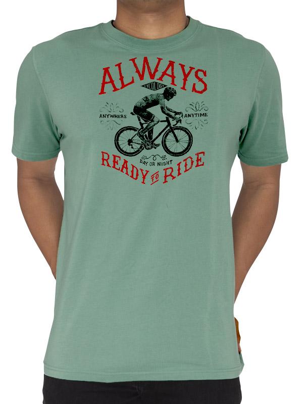 Always Ready to Ride T Shirt - Cycology Clothing US
