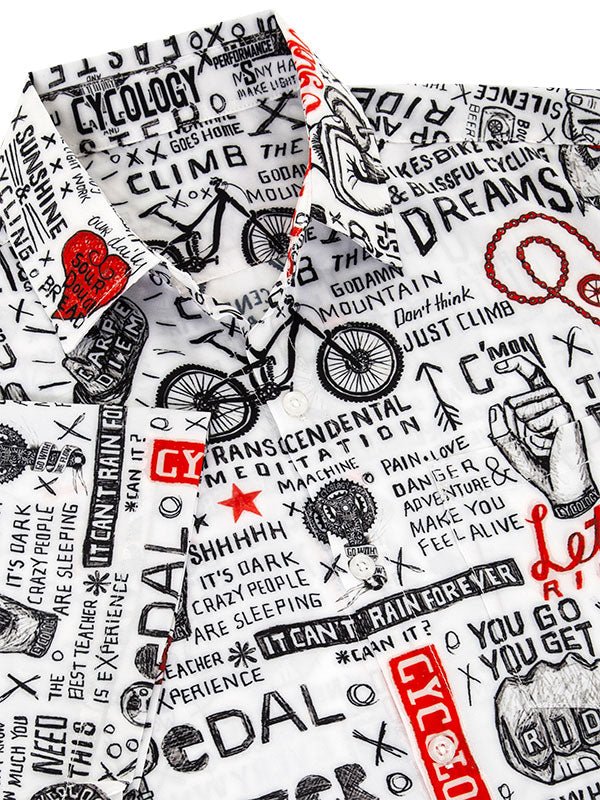 Bike Graffiti Gravel Shirt - Cycology Clothing US