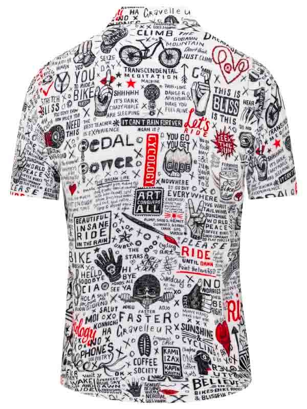 Bike Graffiti Gravel Shirt - Cycology Clothing US