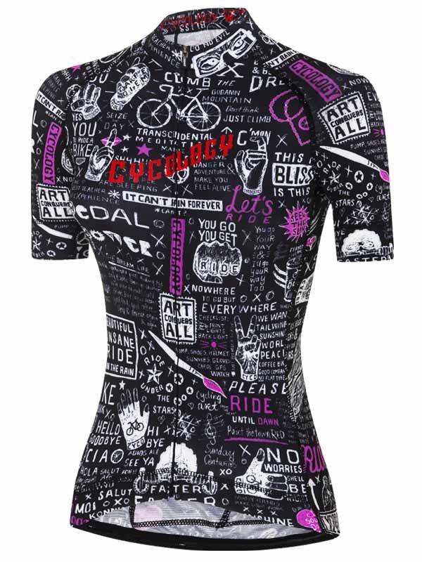Bike Graffiti Women's Cycling Jersey - Cycology Clothing US