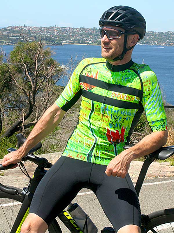 Bike Nirvana Men's Jersey - Cycology Clothing US
