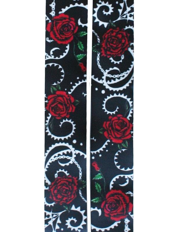 Black Rose Handlebar Tape - Cycology Clothing US