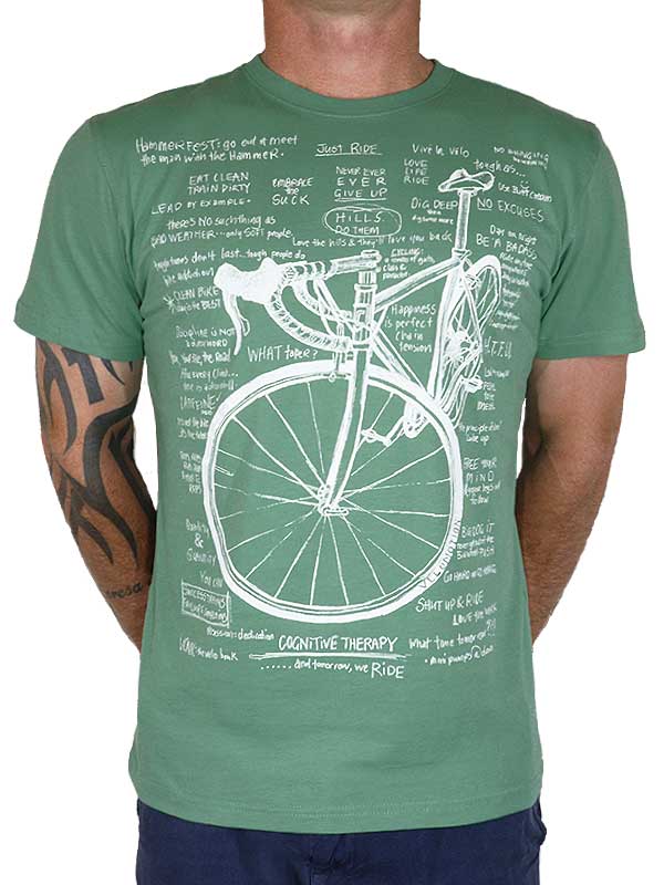 Cognitive Therapy (Green) Men's T Shirt - Cycology Clothing US