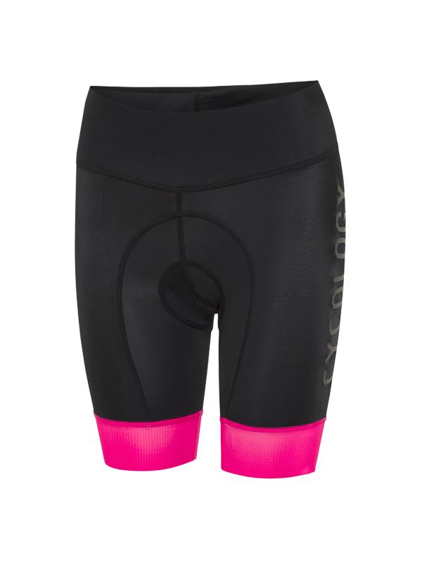 Cycology Cuissard Cycliste Femme Noir/Rose