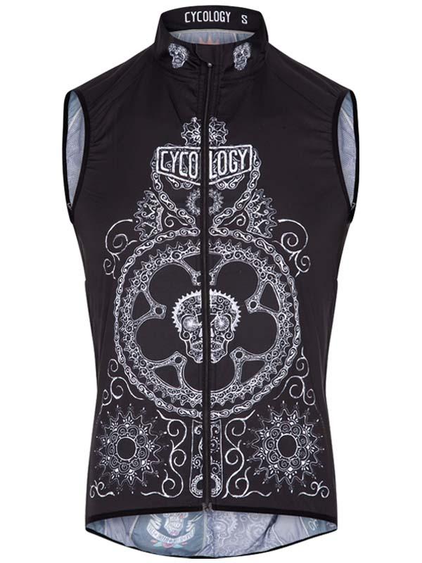 Day of the Living Black Men's Lightweight Vest - Cycology Clothing US