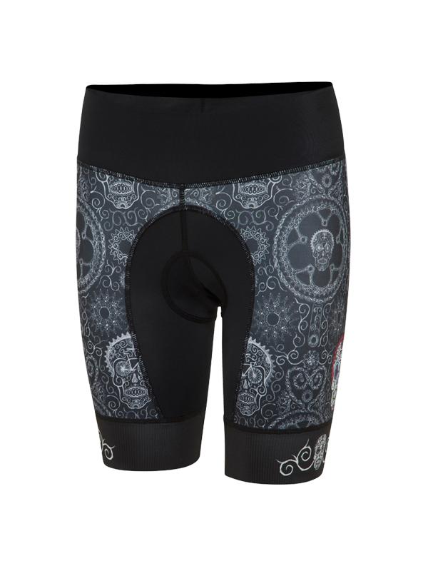 Day of the Living (Black) Women's Cycling Shorts - Cycology Clothing US