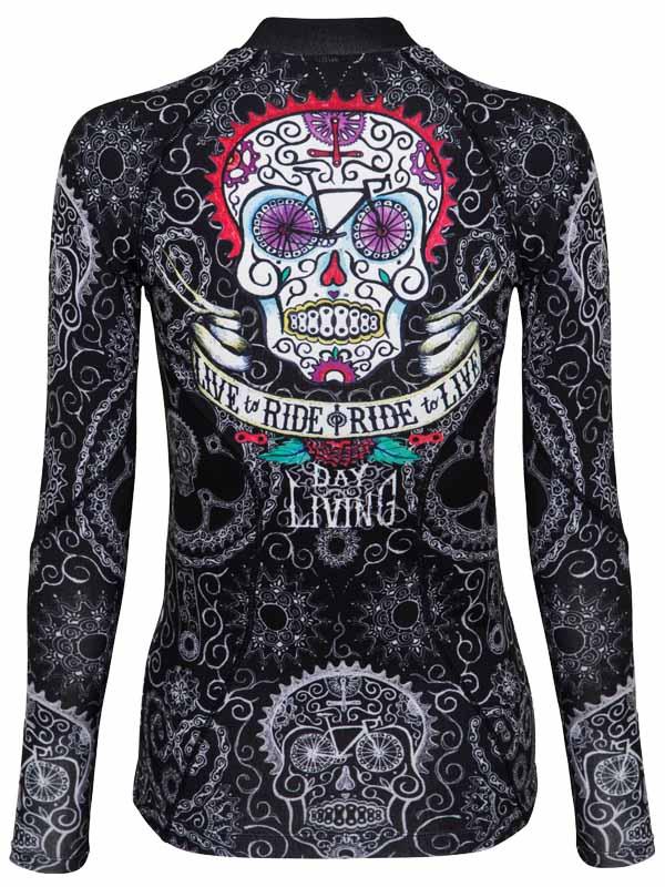 Day of the Living Women's Long Sleeve Base Layer - Cycology Clothing US