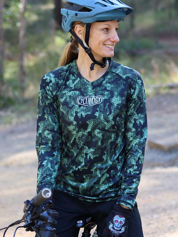Dept of Dirt Women's Long Sleeve MTB Jersey - Cycology Clothing US