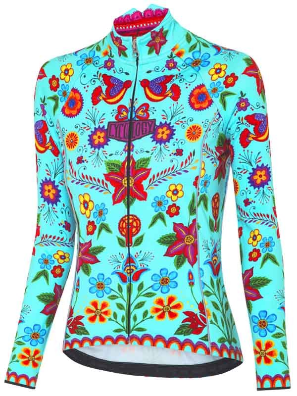 Frida (Aqua) Windproof Winter Jacket - Cycology Clothing US