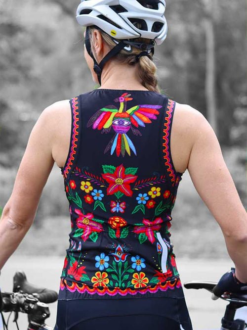 Frida Sleeveless Jersey Black