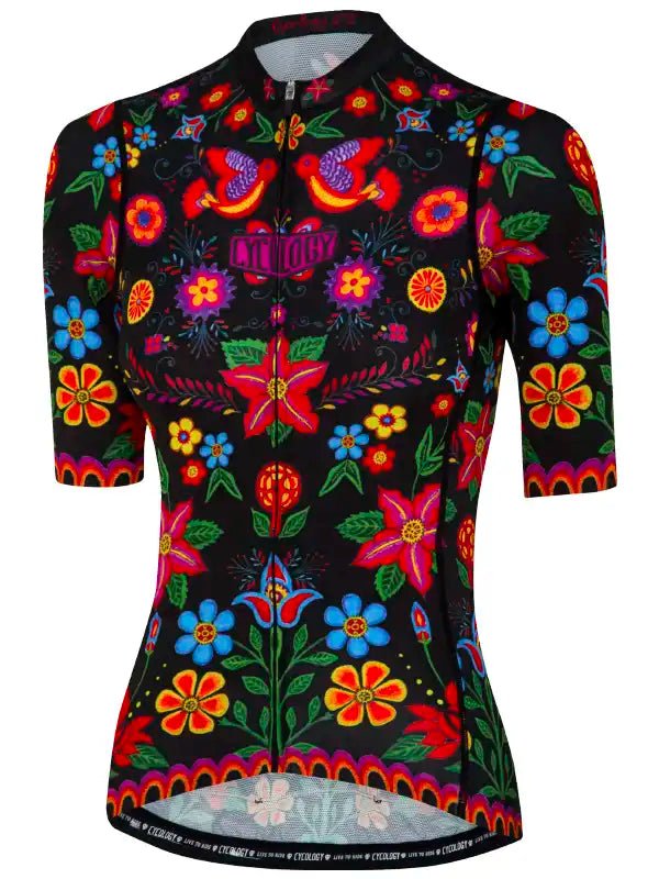 Frida Women's Reborn Jersey Black - Cycology Clothing US