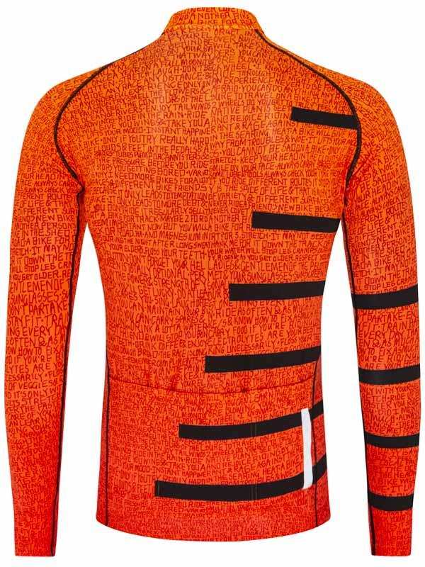Cycology Inspire Lightweight Long Sleeve Jersey Orange L Men