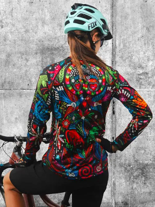 Womens mtb long sleeve jersey sale