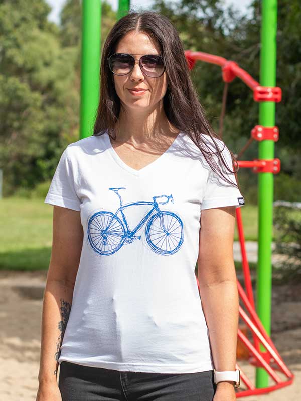 Just Bike Women's T Shirt - Cycology Clothing US