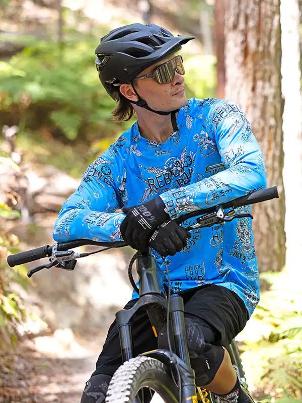 Rebel Pedal Long Sleeve MTB Jersey - Cycology Clothing US