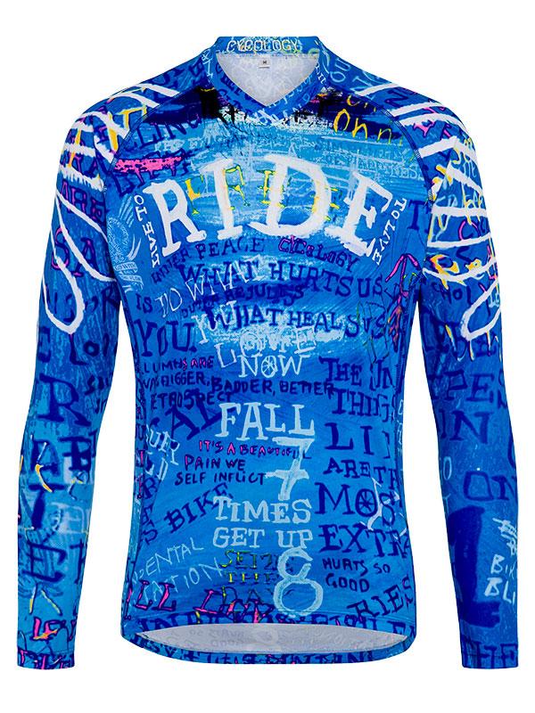 Ride Men's Long Sleeve MTB Jersey - Cycology Clothing US