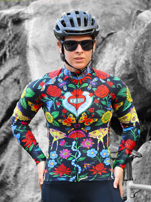 River Road Women's Long Sleeve Jersey - Cycology Clothing US