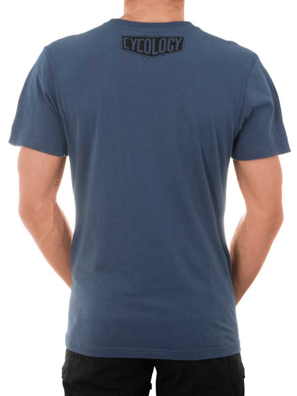 Road Trip MTB (Denim) Men's T Shirt - Cycology Clothing US