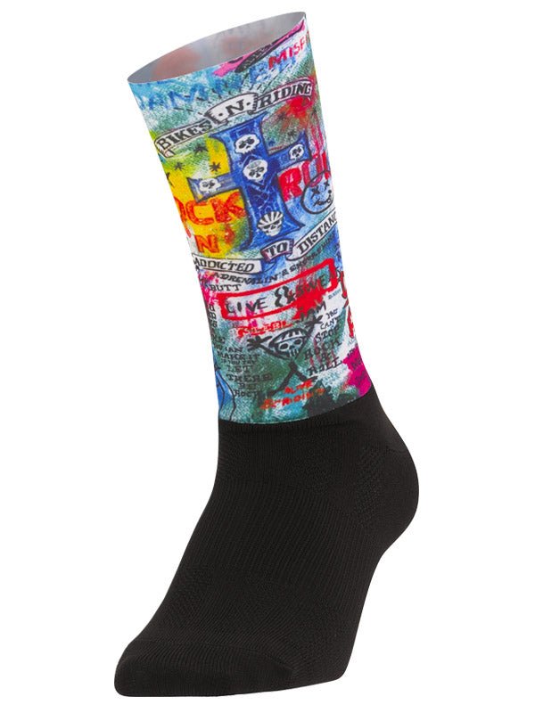 Rock N Roll Aero Cycling Socks - Cycology Clothing US