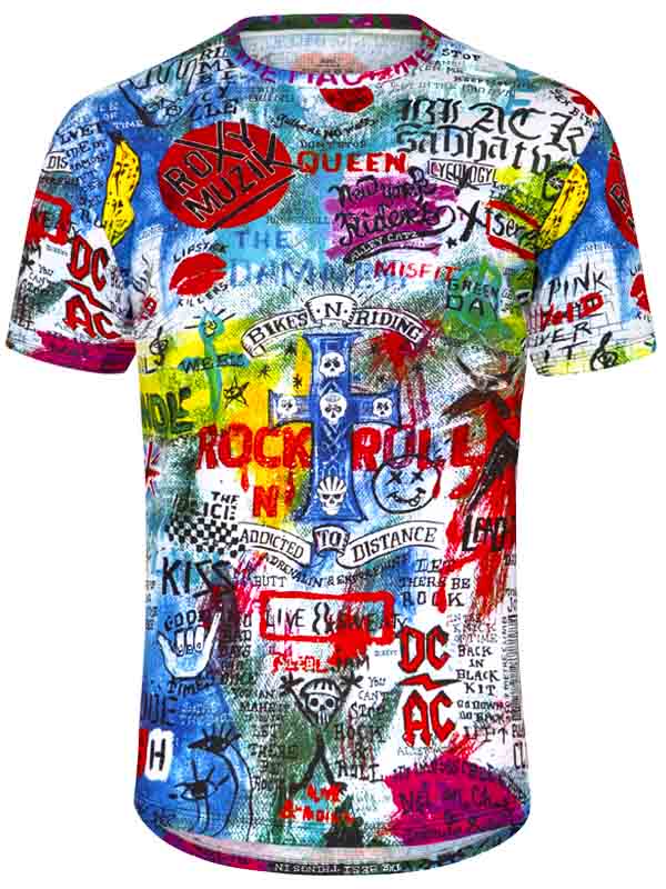 Rock N Roll Men's Technical T-Shirt - Cycology Clothing US