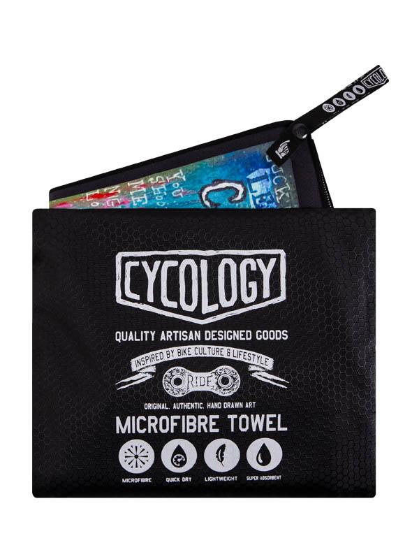 Rock N Roll Microfibre Towel - Cycology Clothing US
