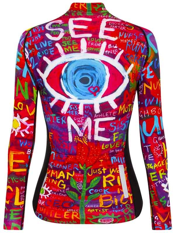 See Me Lightweight Long Sleeve Summer Jersey - Cycology Clothing US