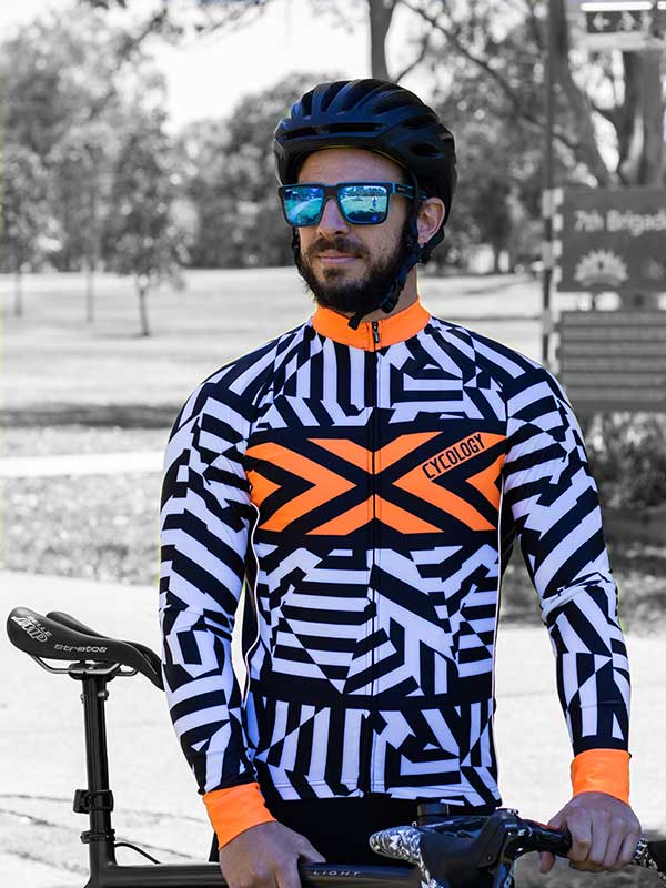 Summit Men's Long Sleeve Jersey - Cycology Clothing US
