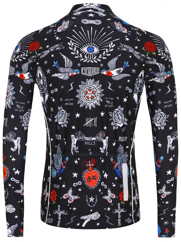 Tattoo Men's Long Sleeve Jersey - Cycology Clothing US