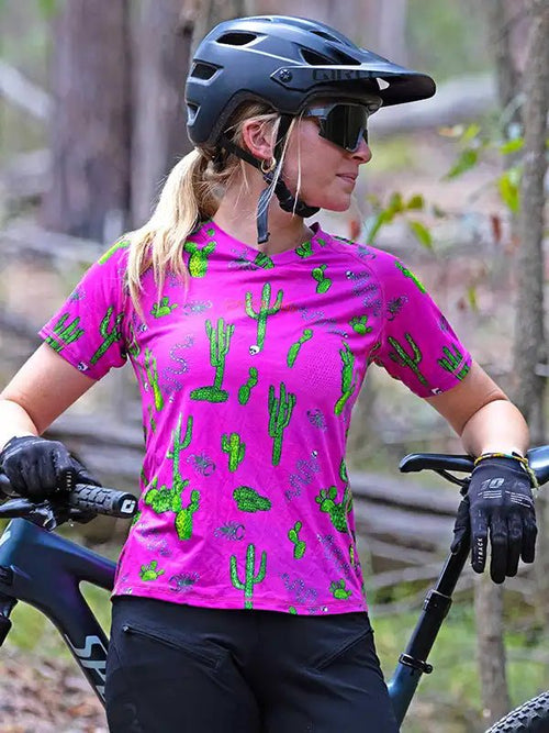 Pink mtb top
