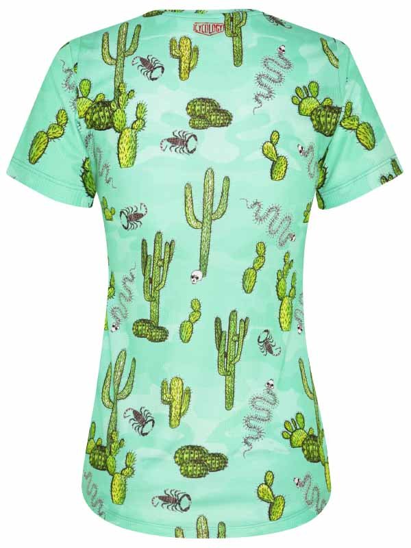 Totally Cactus Women's Technical T-Shirt - Cycology Clothing US