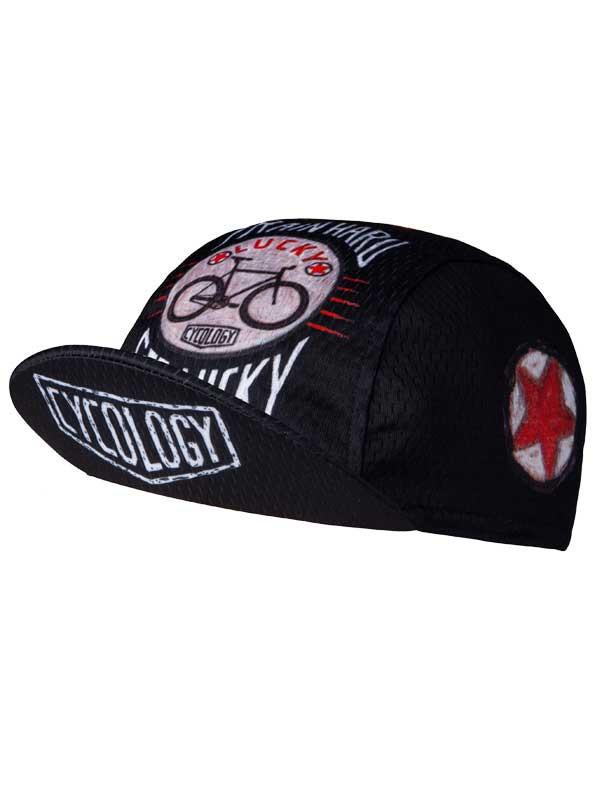 Train Hard Get Lucky Cycling Cap - Cycology Clothing US