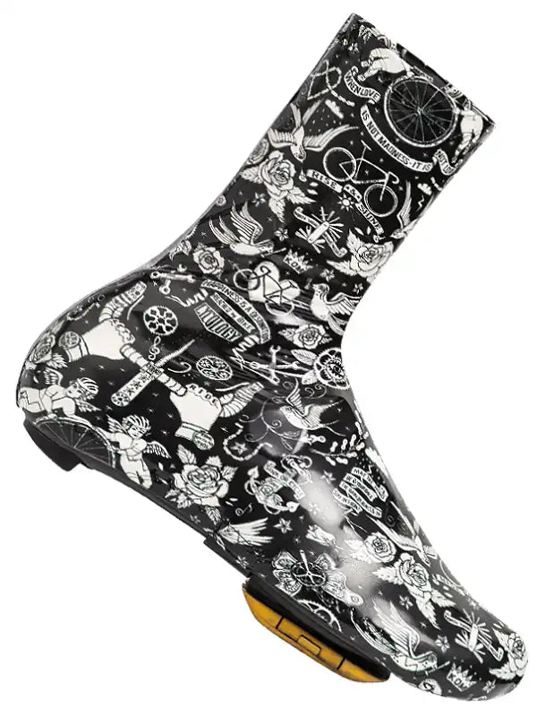 Velo Tattoo Cycling Shoe Covers - Cycology Clothing US