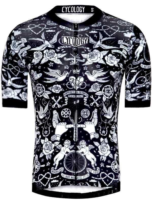 Velo Tattoo Men's Jersey - Race Fit - Cycology Clothing US
