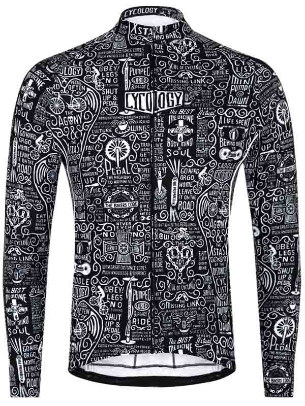 Wisdom Men's Long Sleeve Jersey - Cycology Clothing US