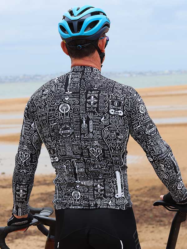 Wisdom Men's Long Sleeve Jersey - Cycology Clothing US